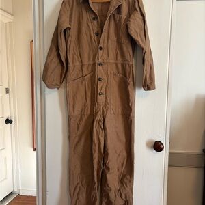 Madewell X As Ever Tan Cotton Coverall